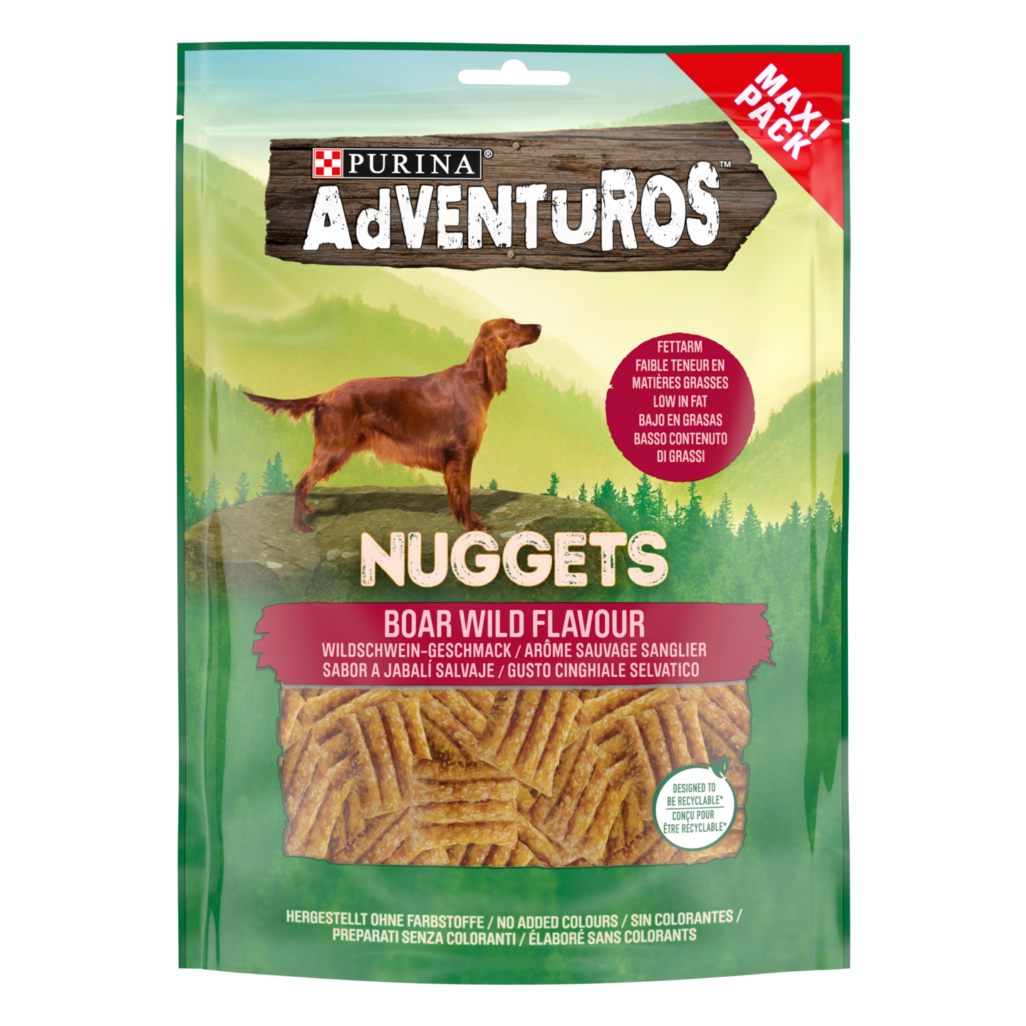 Adventuros nuggets 300g villisian makuinen koiranherkku