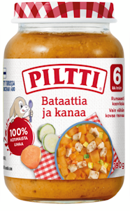 Piltti Bataattia ja kanaa 190g 6kk