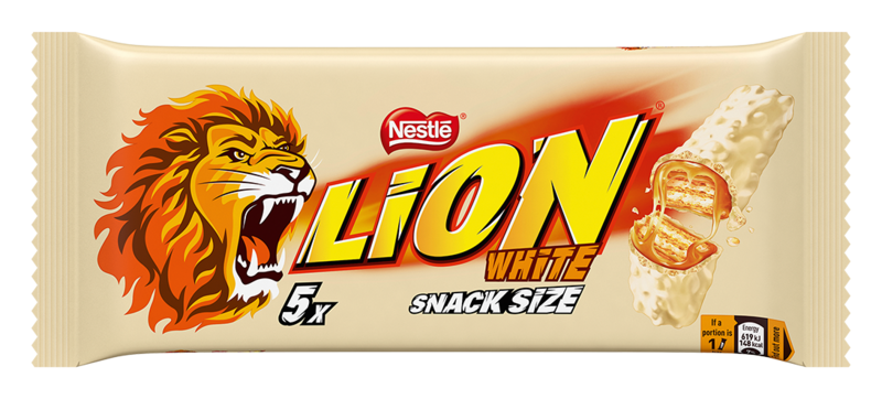 Nestlé Lion White 5x30g vohvelipatukka