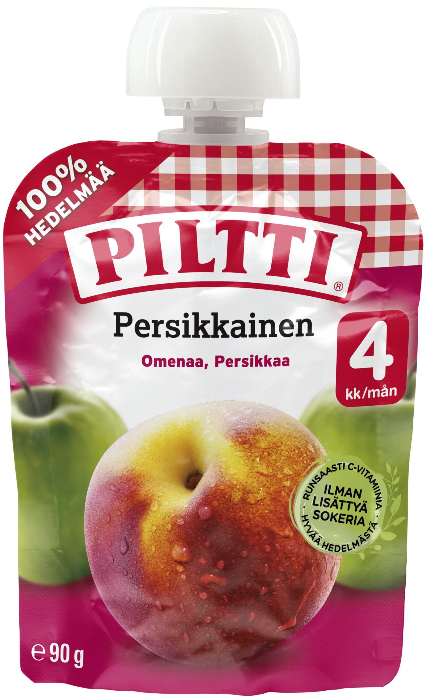 Piltti Persikkainen 90g 4kk