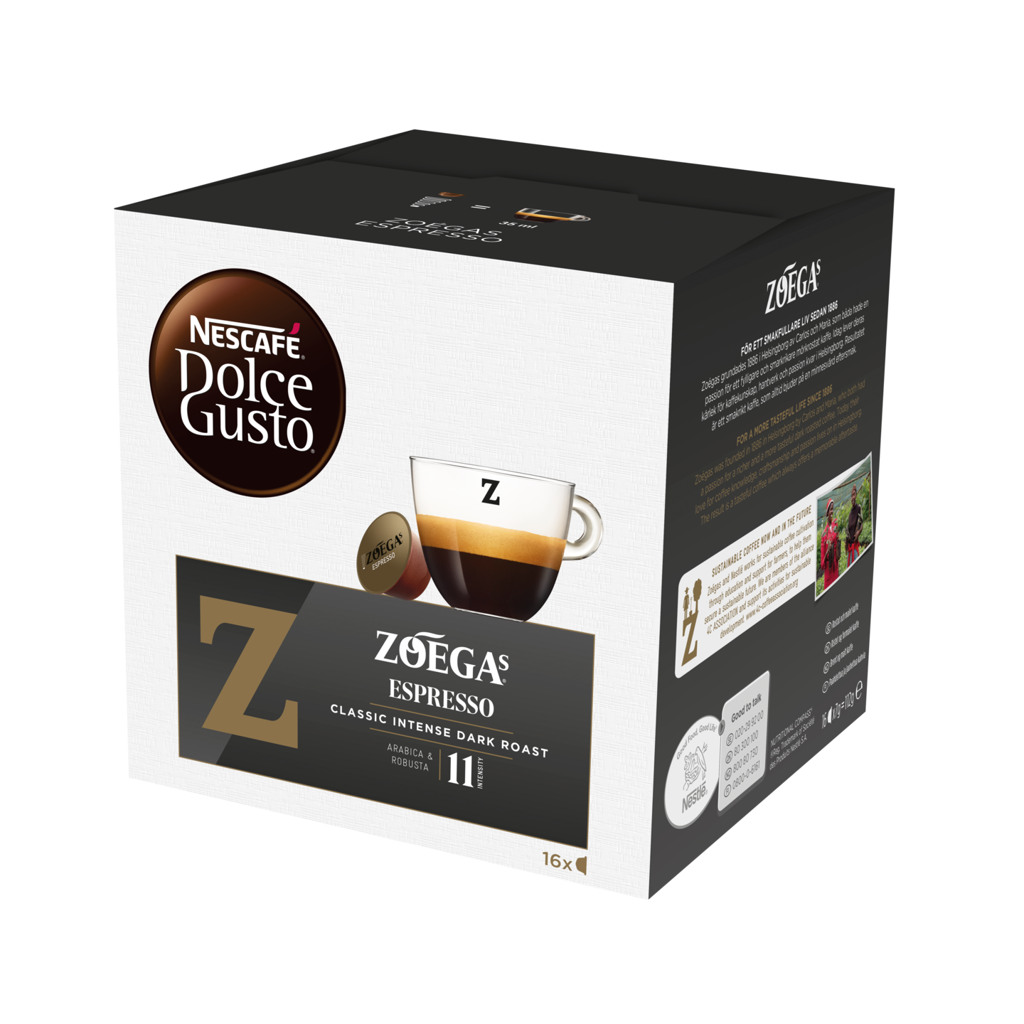 Nescafé Dolce Gusto Zoegas Espresso kahvikapseli 16 kpl