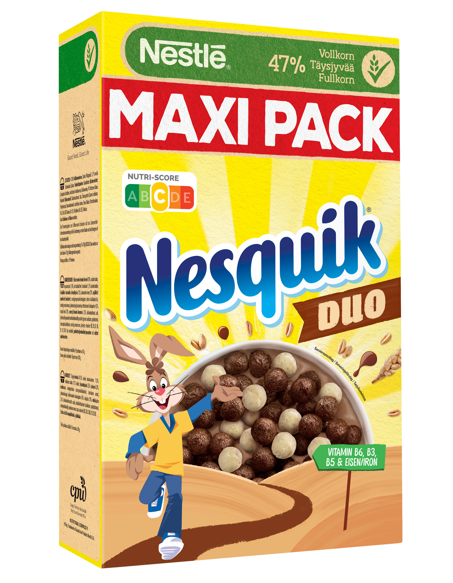 Nestlé Nesquik Duo kaakaomuro valkosuklaa 585g PUOLILAVA