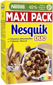 Nestlé Nesquik Duo kaakaomuro valkosuklaa 585g PUOLILAVA