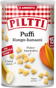 Piltti Puffi Mango-banaani 35g 15kk