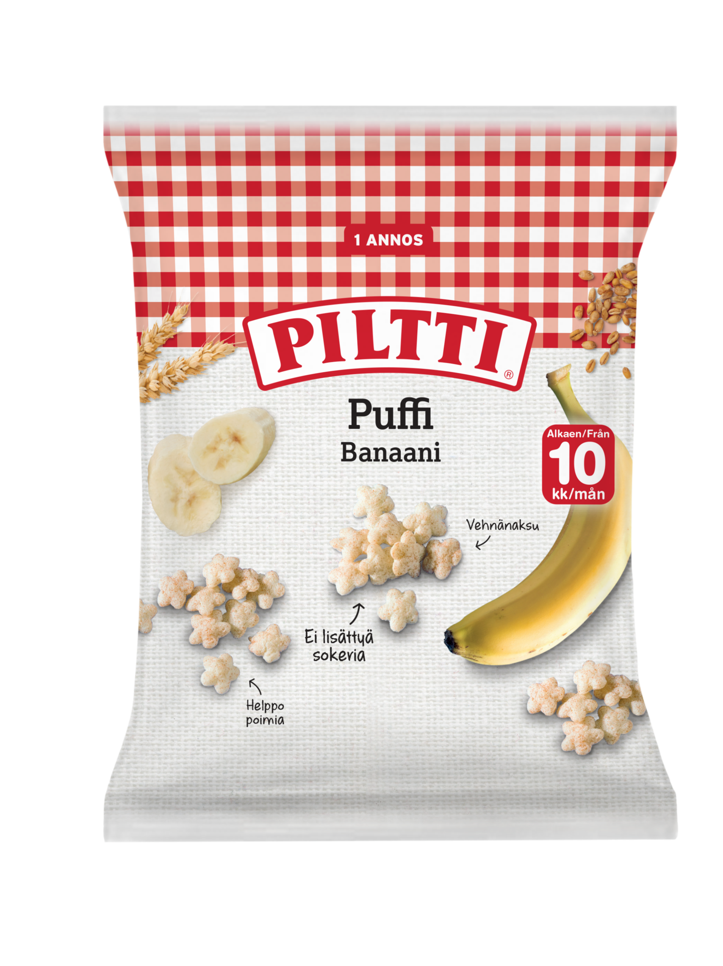 Piltti Puffi banaani 7g 10kk