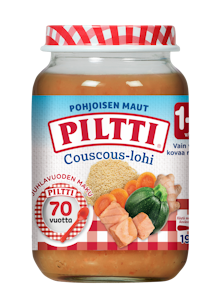 Piltti Pohjoisen Maut Couscous-lohi 190g 1-3v