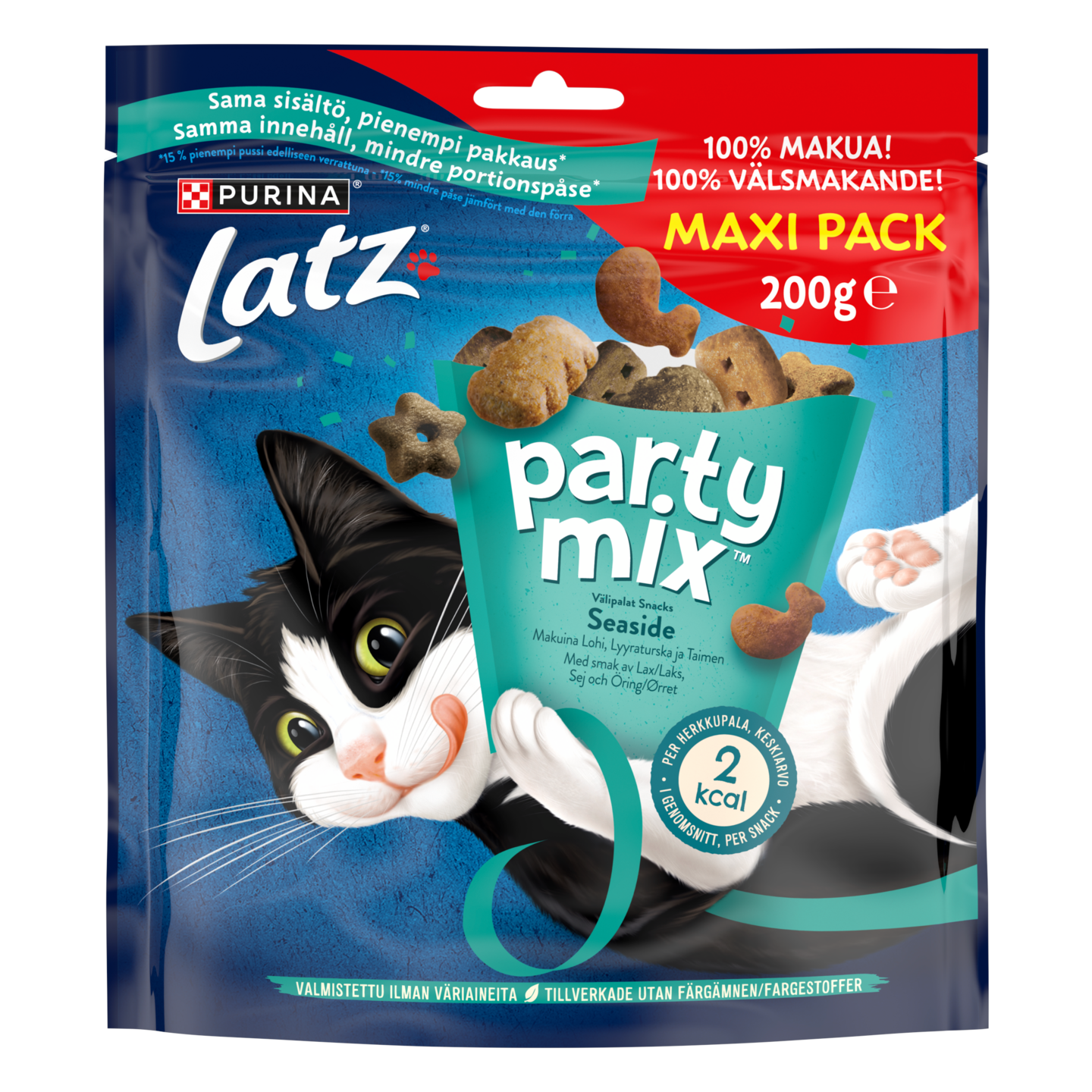 Latz Party Mix snacks Seaside 200g lohi, lyyraturska ja taimen