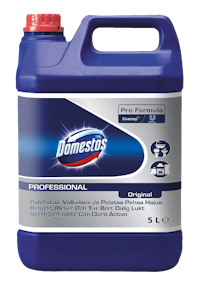 Domestos Professional puhdistusaine sauna, kylpy- ja suihkutilat, WC-altaat,urinaalit, lattiakaivot,