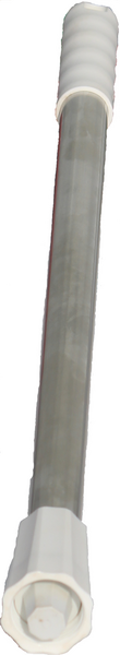 Alumiinivarsi 65cm käytetään Haugin hygieniaharjojen ja kuivaimien kanssa , 25x650mm