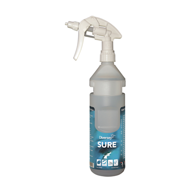 SURE Tyhjä 750ml sumutinpullo yleispuhdistusaineelle 6kpl