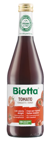 Biotta tomaattitäysmehu 500ml luomu