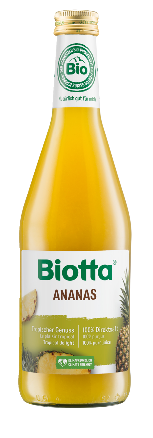 Biotta Ananastäysmehu 500ml luomu