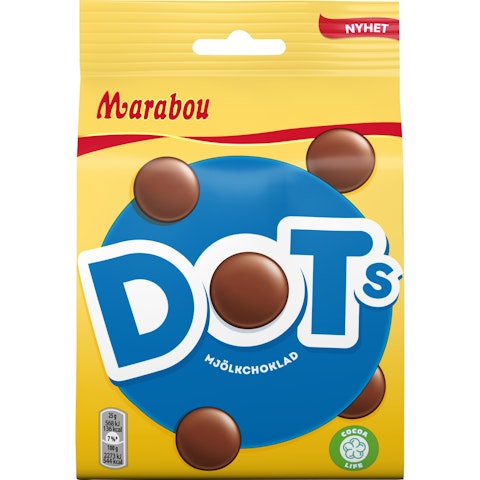 Marabou Dots makeispussi 140g