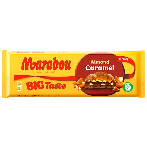 Marabou Big Taste Almond Caramel 300g suklaalevy