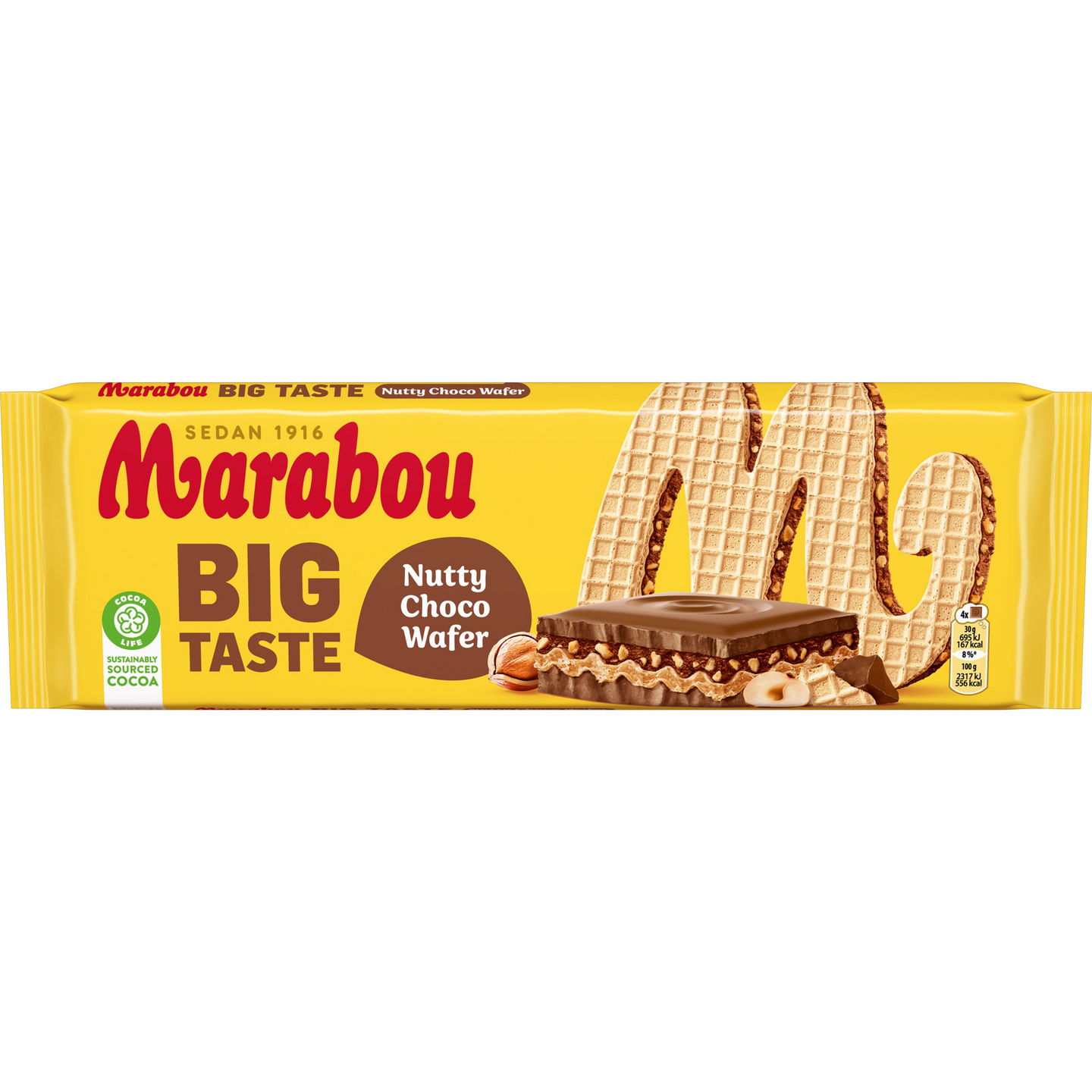 Marabou Big Taste Nutty Choco Wafer 270g