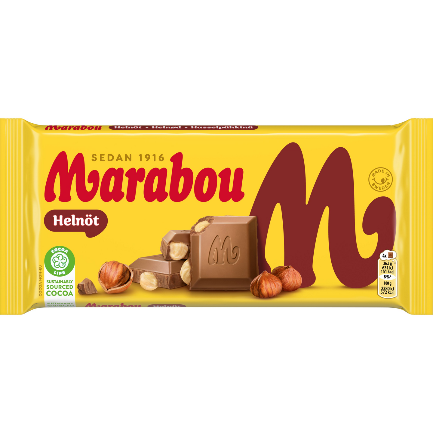 Marabou Helnöt maitosuklaalevy 200g