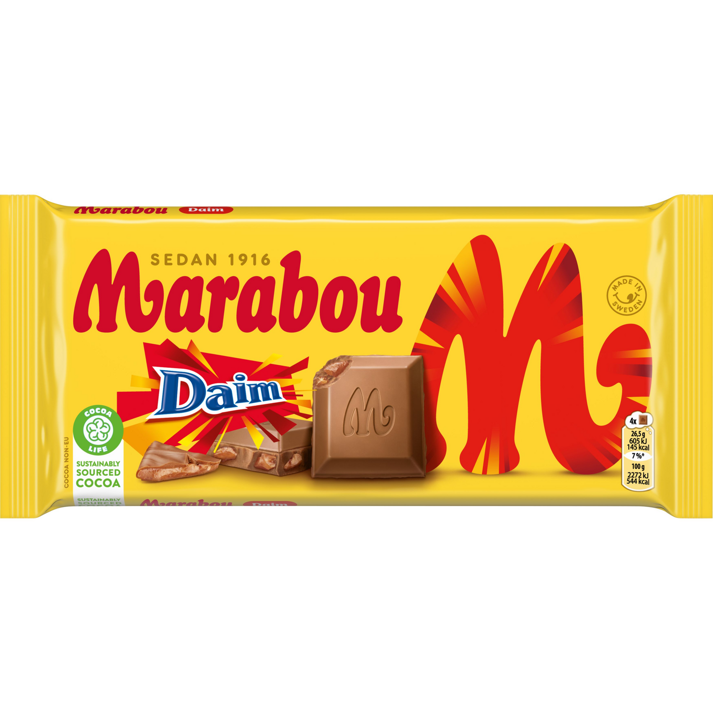 Marabou Daim maitosuklaalevy 200g