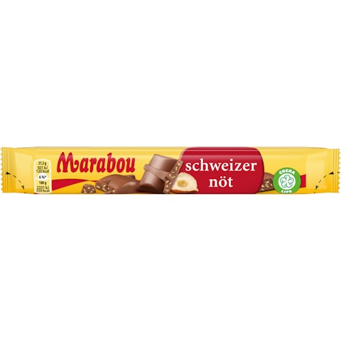 Marabou Suklaapatukka 43g Schweizernöt