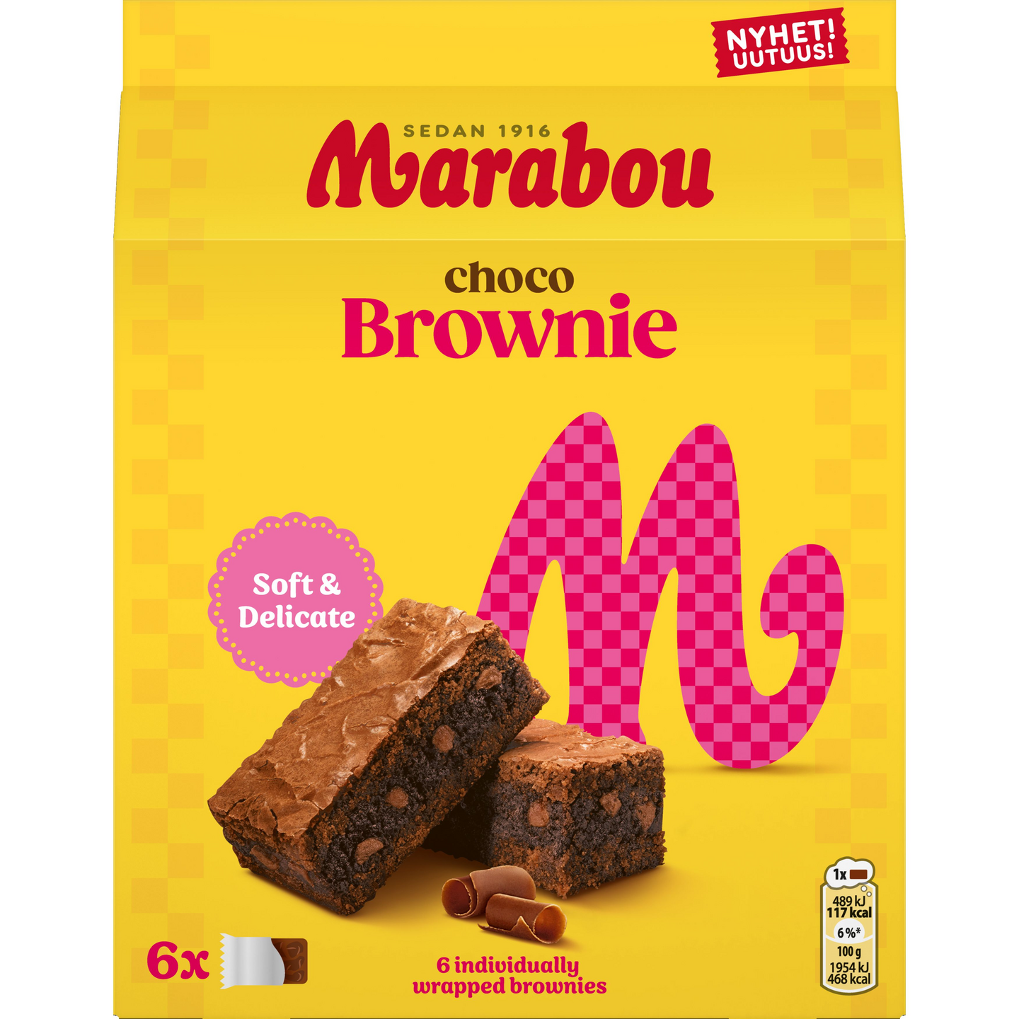 Marabou Choco Brownie leivonnaiset 150g