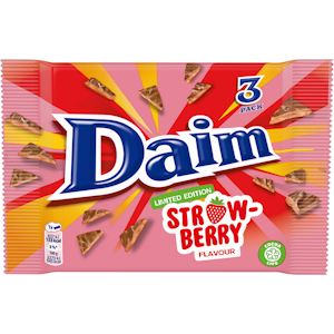 Daim Strawberry suklaapatukka 3-pack 84g