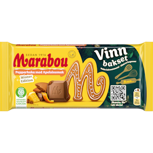 Marabou Pepparkaka Apelsin suklaalevy 185g