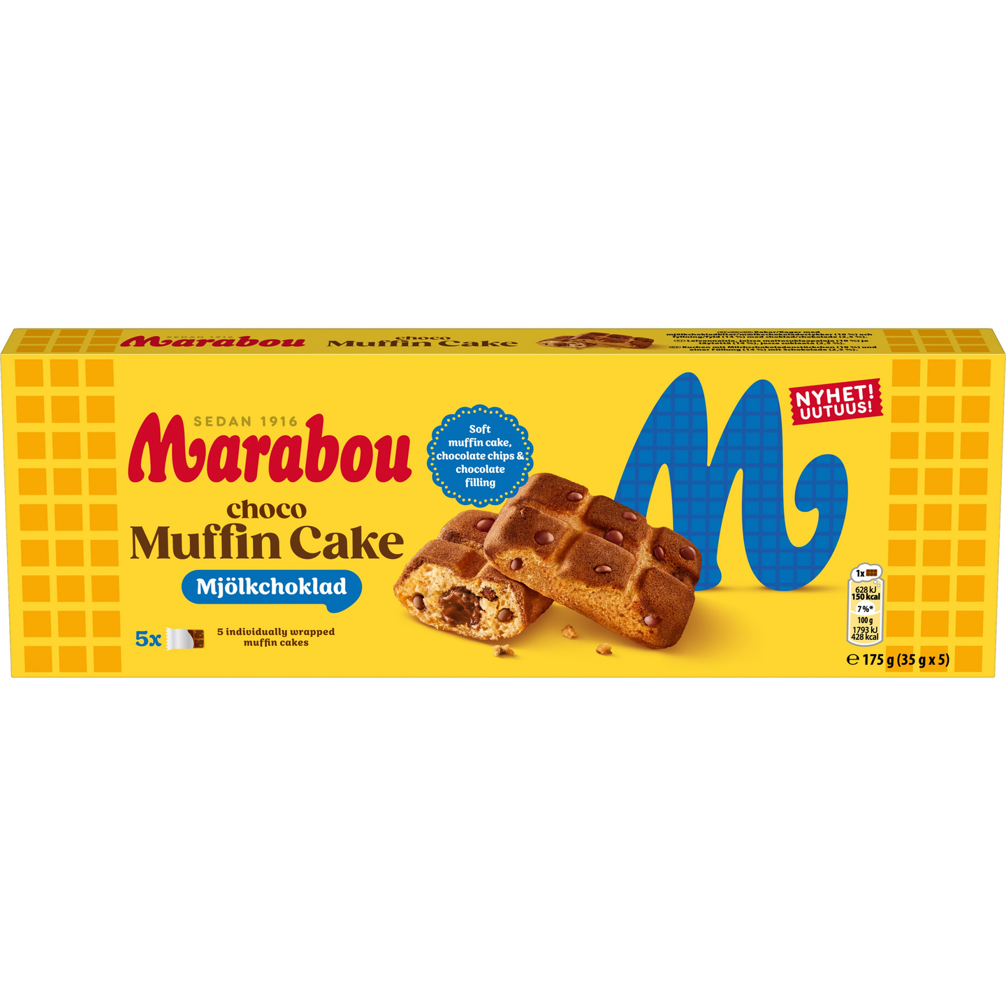 Marabou Choco Muffin Cake 5kpl/175g