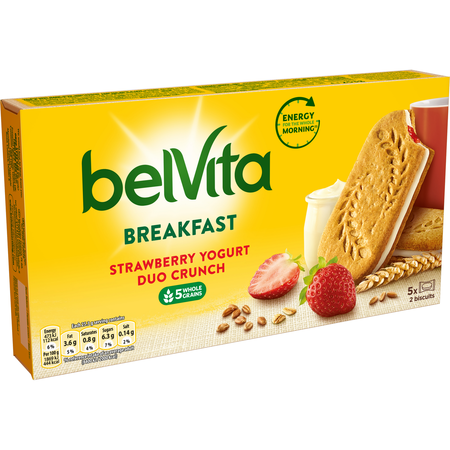 LU Belvita välipalakeksi 253g marja-jogurtti