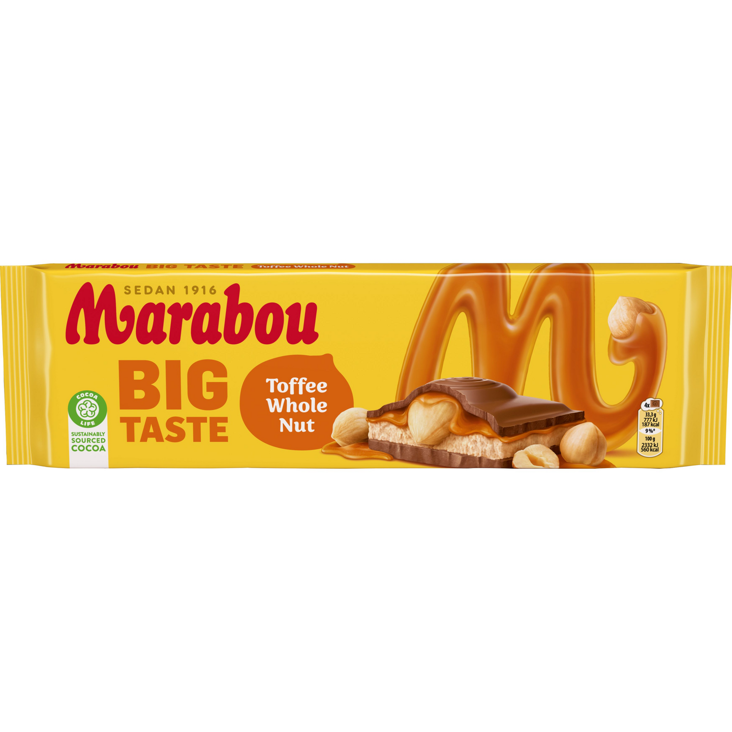 Marabou Big Taste Toffee Whole Nut 300g