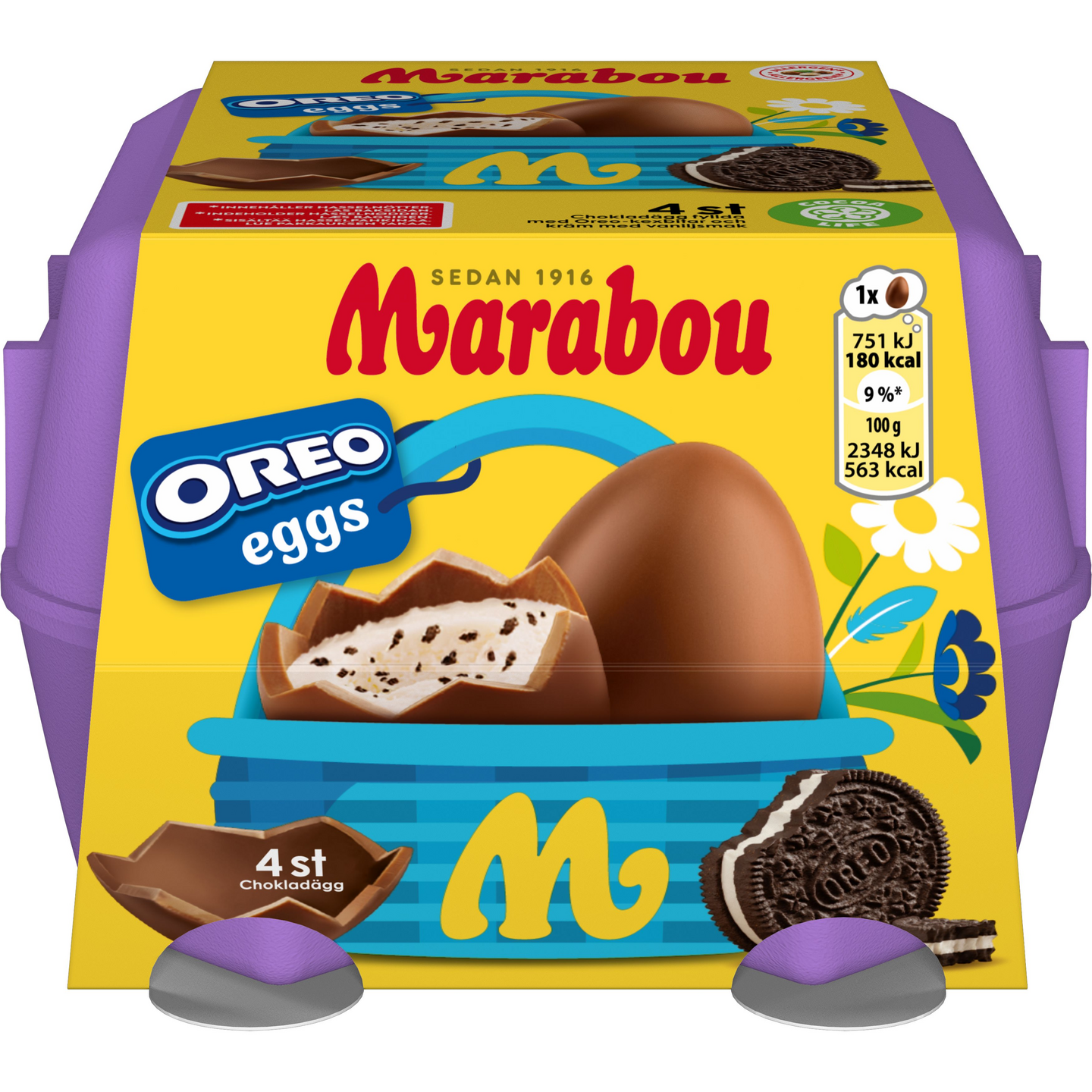 Marabou Eggs 128g Oreo | K-Ruoka Verkkokauppa