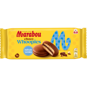 Marabou choco whoopies leivoskeksejä 175g