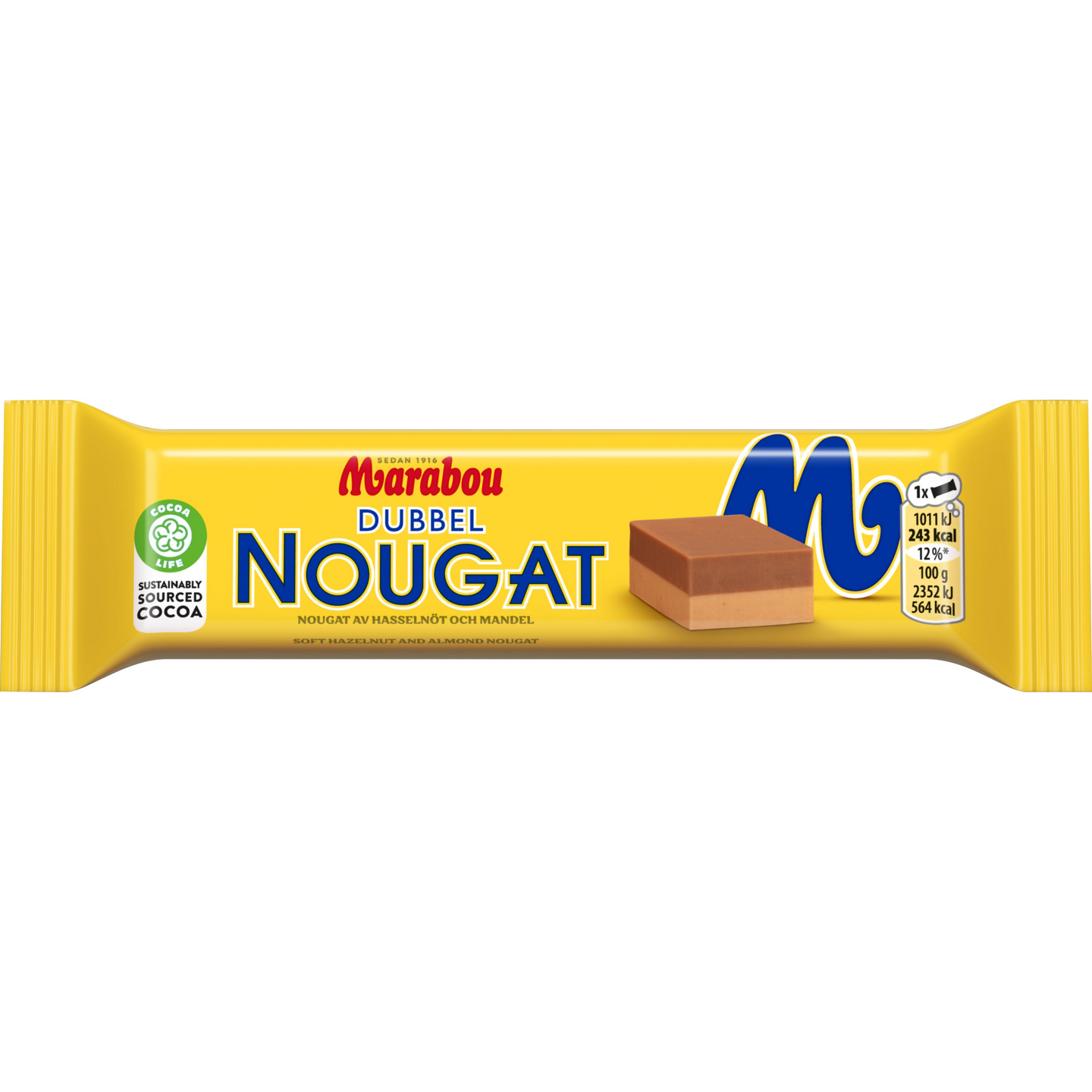 Marabou Dubbel Nougat 43g K Ruoka