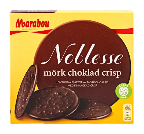 Marabou Noblesse Mörk Crisp 150g