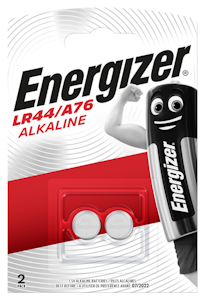 Energizer LR44 (A76) 2 kpl alkaliparisto