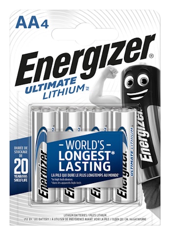Energizer Ultimate AA lithiumparisto 4 kpl