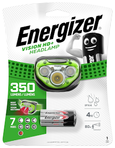 Energizer VisionHD+ otsalamppu