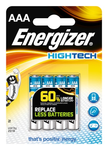 Energizer paristo Hightech LR03 AAA 4kpl/pkt