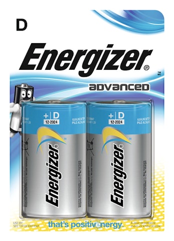 Energizer Advanced D 2 kpl alkaliparisto