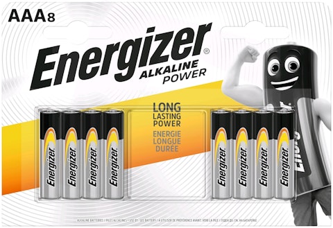 Energizer Alkaline Power AAA-paristo 8 kpl