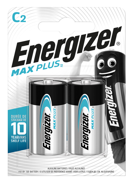 Energizer Max Plus C-paristo 2kpl