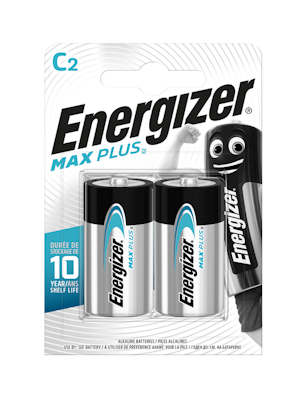 Energizer Max Plus C -alkaliparisto, 2 kpl