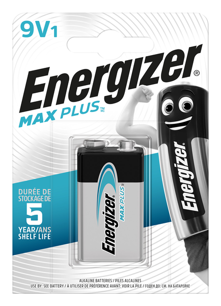 Energizer Max Plus 9V-paristo 1kpl