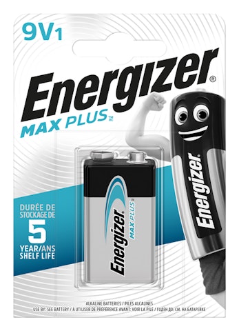 Energizer Max Plus 9V-paristo 1 kpl