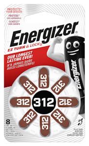 Energizer 312 kuulokojeparisto turn&lock