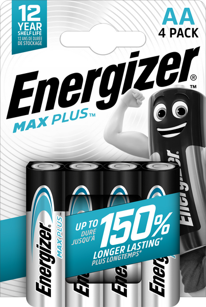 Energizer Max Plus AA-paristo 4kpl