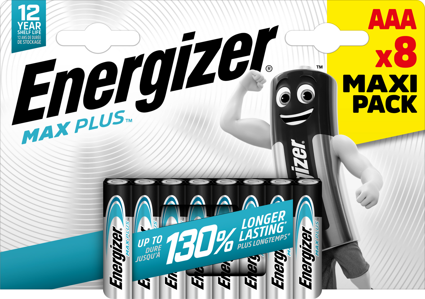 Energizer Max Plus AAA-alkaliparisto 8kpl