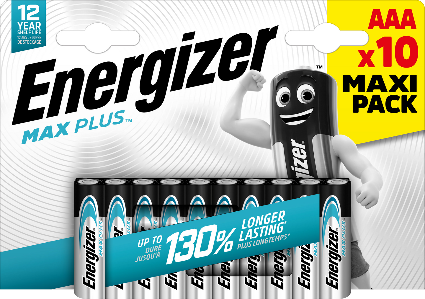 Energizer Max Plus AAA-paristo 10kpl