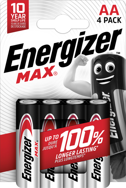 Energizer Max AA 4 kpl