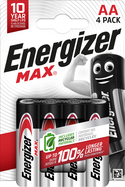 Energizer Max AA 4 kpl