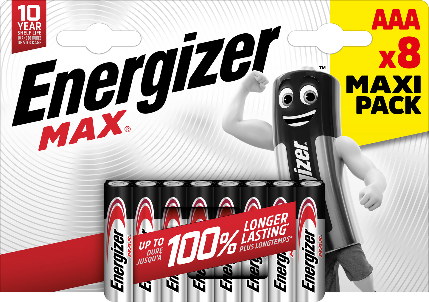 Energizer Max AAA 8 kpl