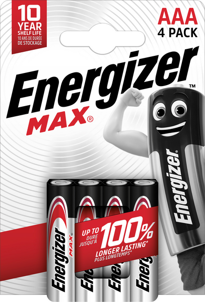 Energizer Max AAA 4 kpl